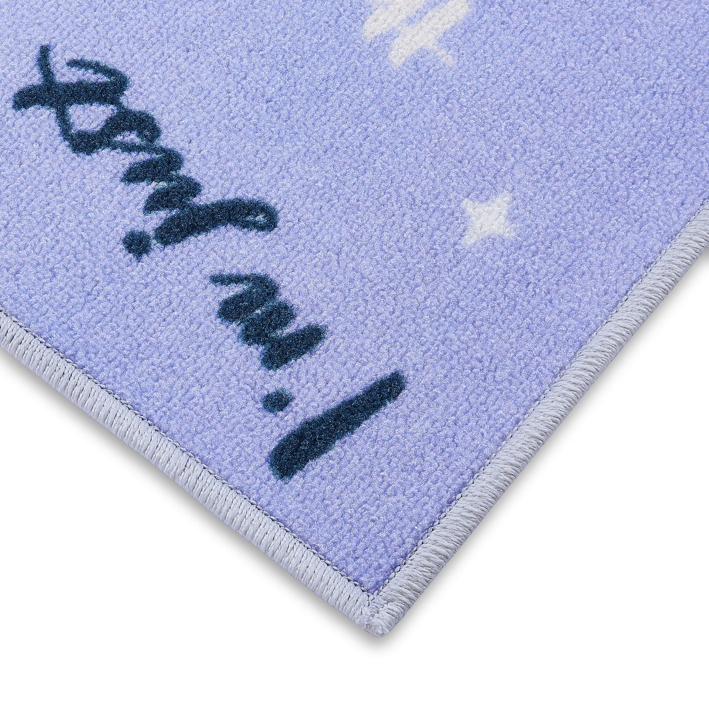Kids Nylon Small Foot Mat, 1070 GSM, Character, Light Violet