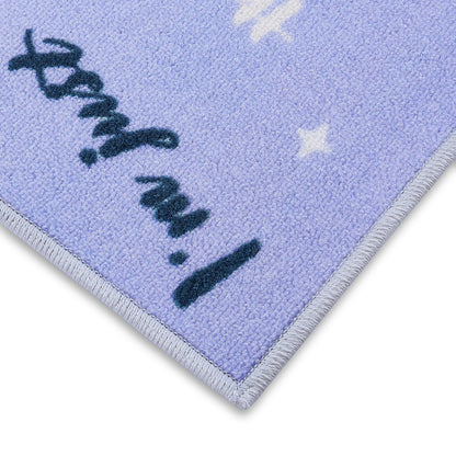 Kids Nylon Small Foot Mat, 1070 GSM, Character, Light Violet