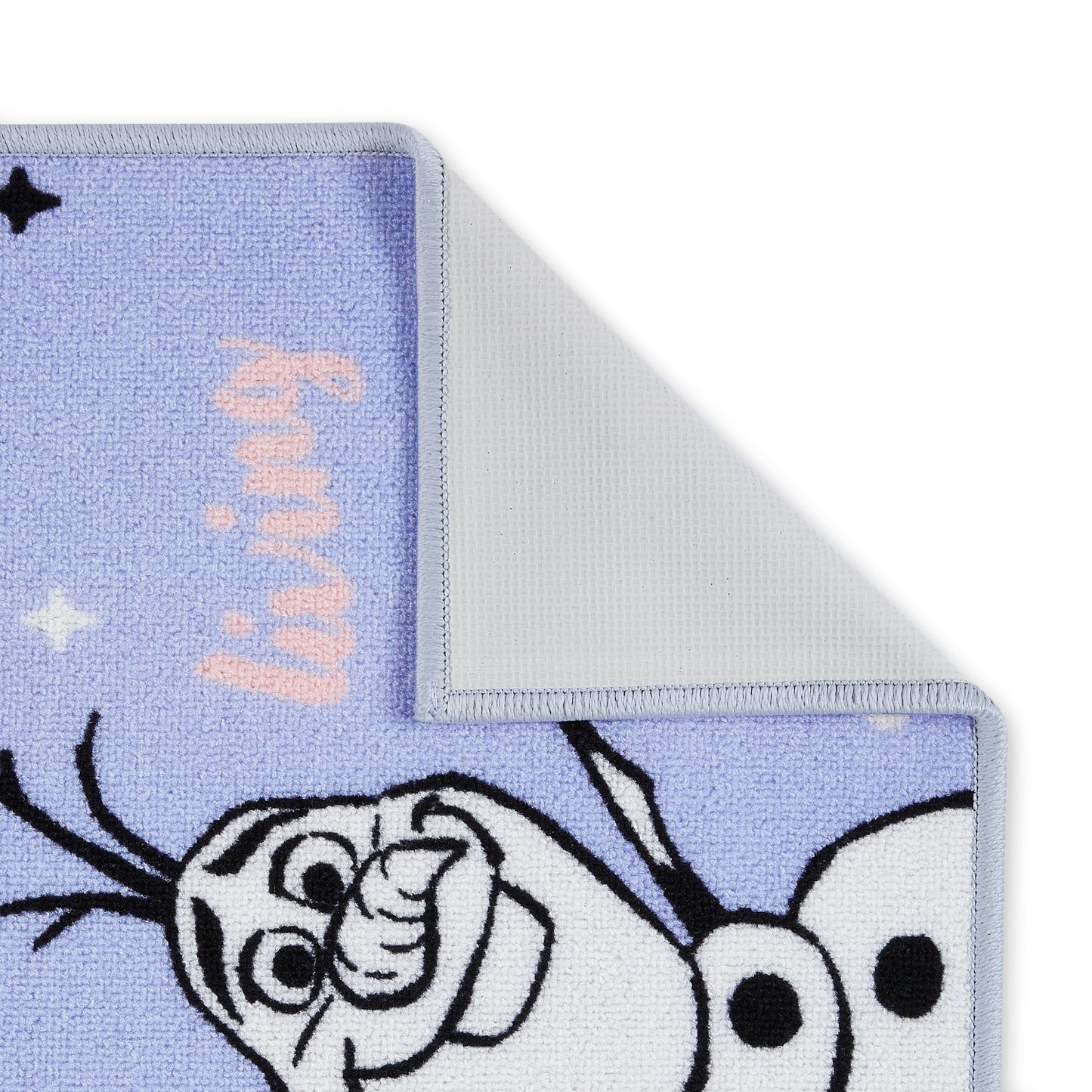 Kids Nylon Small Foot Mat, 1070 GSM, Character, Light Violet