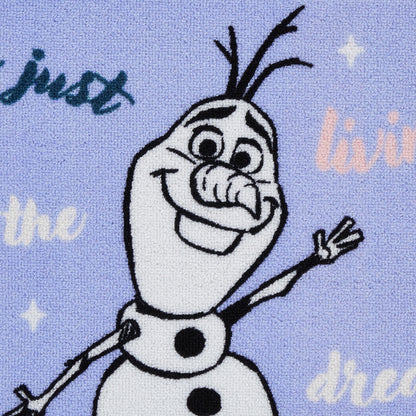 Kids Nylon Small Foot Mat, 1070 GSM, Character, Light Violet