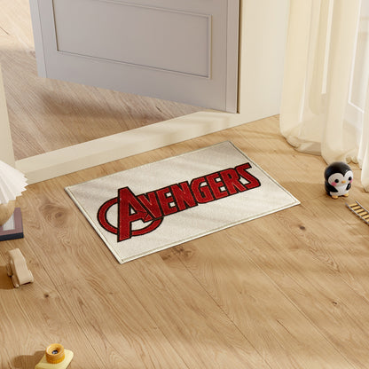 Kids Nylon Small Foot Mat, 1070 GSM, Character, Cream