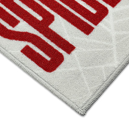 Kids Nylon Small Foot Mat, 1070 GSM, Character, Light Grey