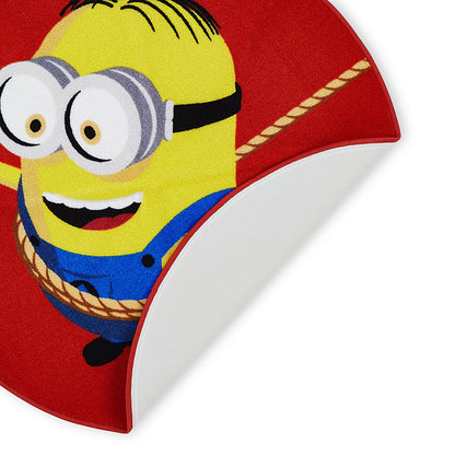 Kids Nylon Area Rugs, 1070 GSM, Character, Red