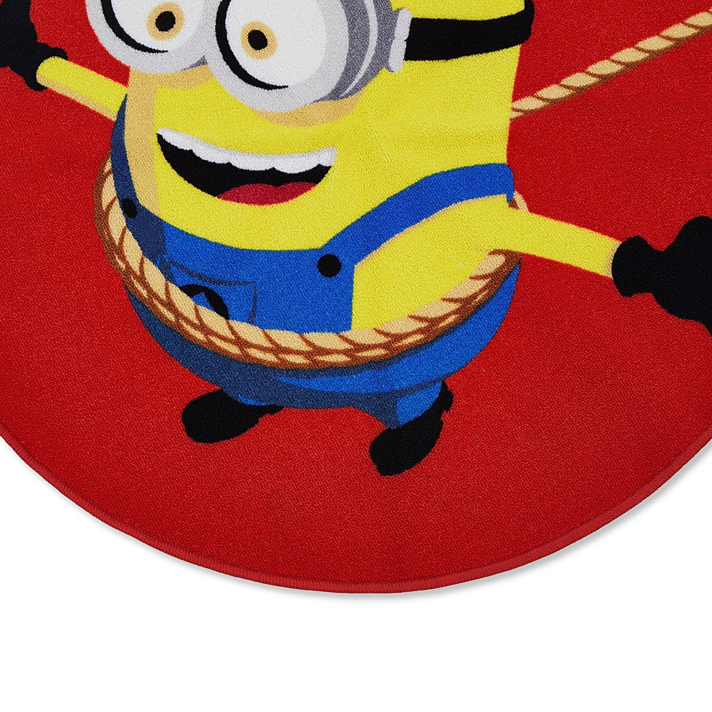 Kids Nylon Area Rugs, 1070 GSM, Character, Red