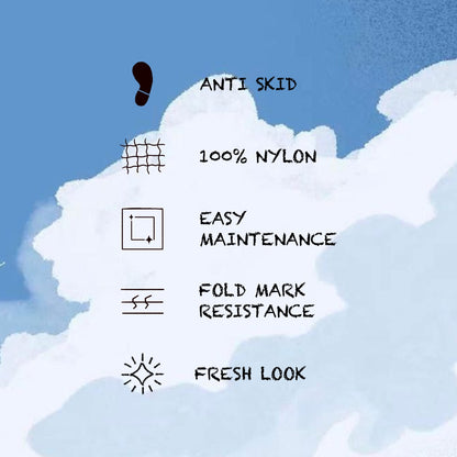 Kids Nylon Area Rugs, 1070 GSM, Character, Red