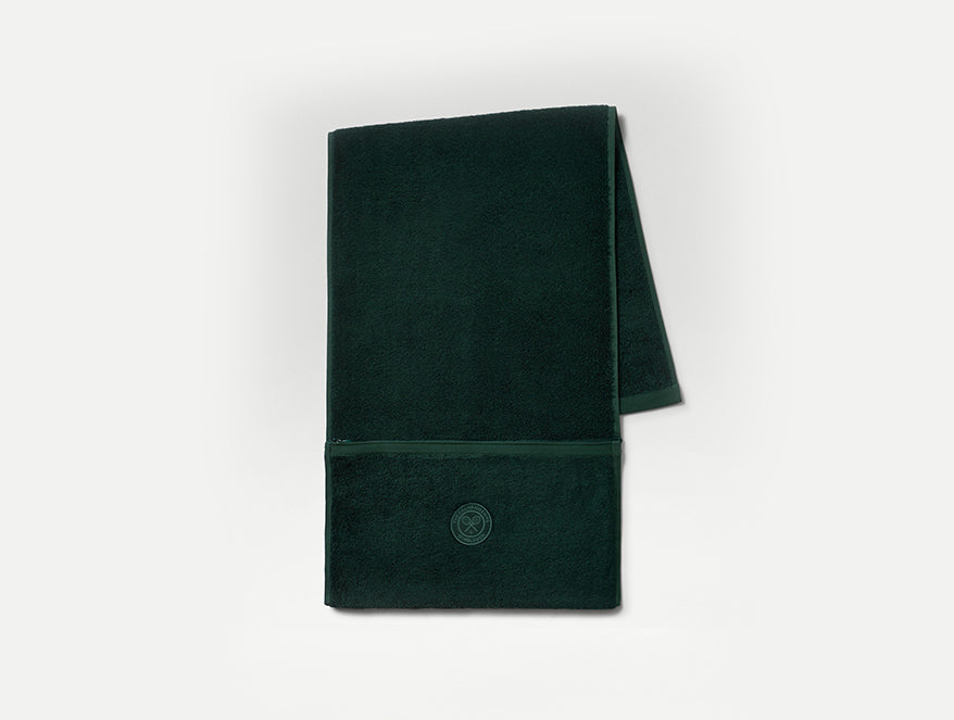 Wimbledon 2025 Jacquard Green 100% Cotton Hand Towel
