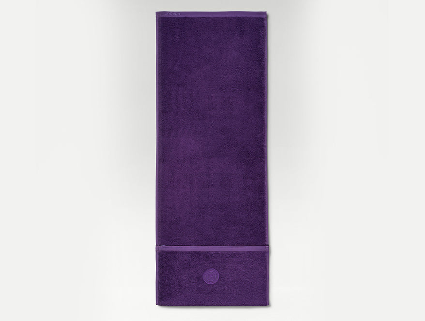 Wimbledon 2025 Jacquard Purple 100% Cotton Hand Towel