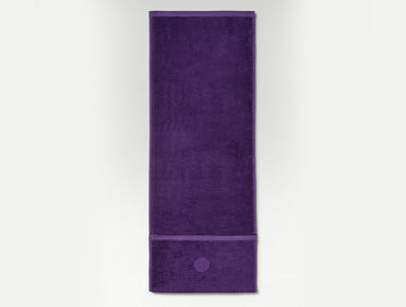 Wimbledon 2025 Jacquard Purple 100% Cotton Hand Towel