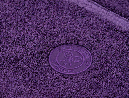 Wimbledon 2025 Jacquard Purple 100% Cotton Hand Towel