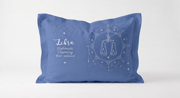 Spaces Libra Violet Sunshine 100% Cotton Standard Pillow Cover - 17 x 27 Inches