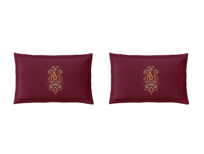 Rangana Multi 100% Cotton Large Bedsheet, 210 TC, Floral, Beige