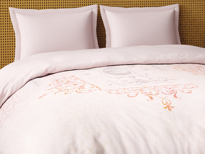Organic Cotton Double Quilt, 180 TC, Oranate, Light Blush