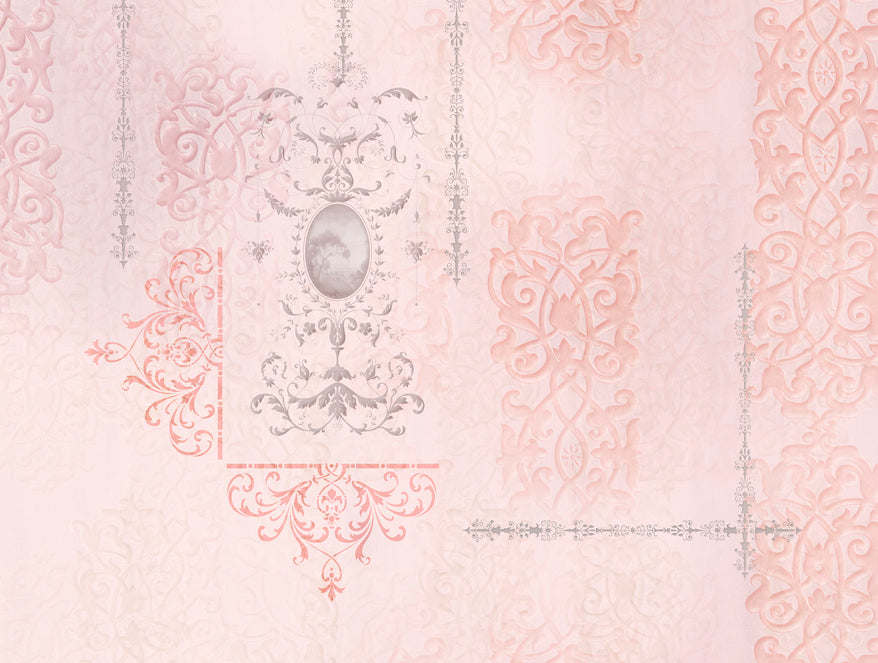 Organic Cotton Double Quilt, 180 TC, Oranate, Light Blush