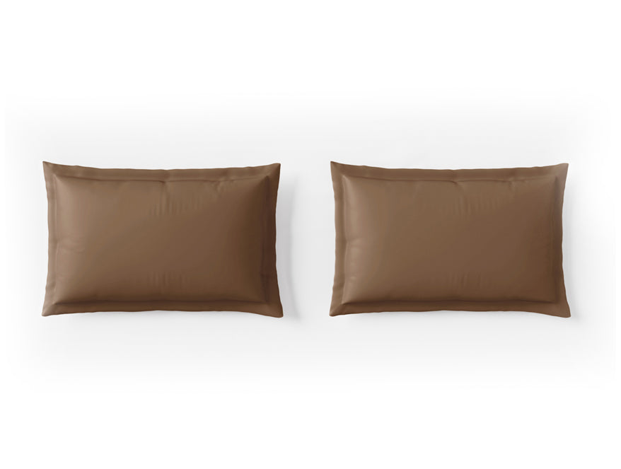 Essentials 100% Cotton Large Bedsheet, 170 TC, Solid, Dark Brown