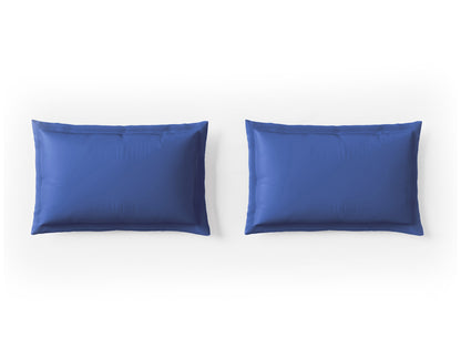 Essentials 100% Cotton Large Bedsheet, 170 TC, Solid, Dark Blue