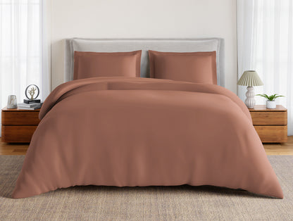 Essentials 100% Cotton Large Bedsheet, 170 TC, Solid, Light Brown