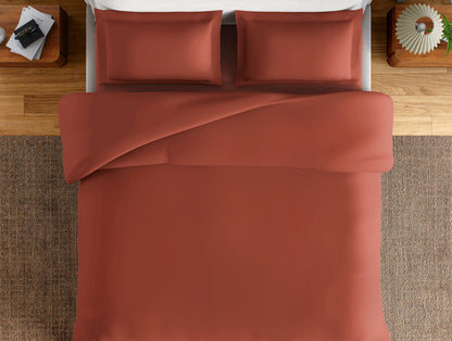 Essentials 100% Cotton Large Bedsheet, 170 TC, Solid, Brown