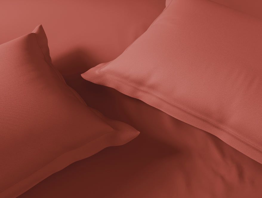 Essentials 100% Cotton Large Bedsheet, 170 TC, Solid, Brown