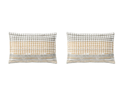 Essentials Premium 100% Cotton Large Bedsheet, 180 TC, Geometric, Beige