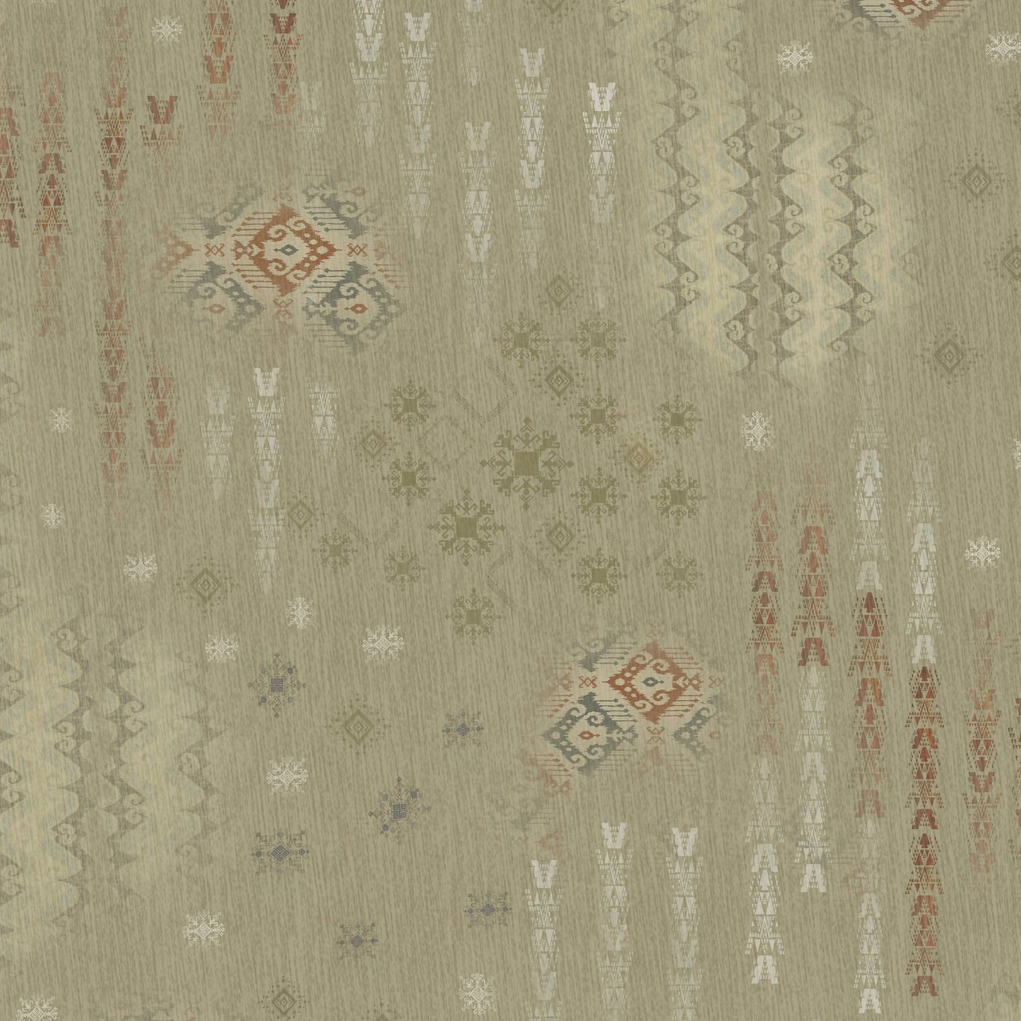 Innovations Hygro Cotton Double Quilt, 210 TC, Geometric, Green