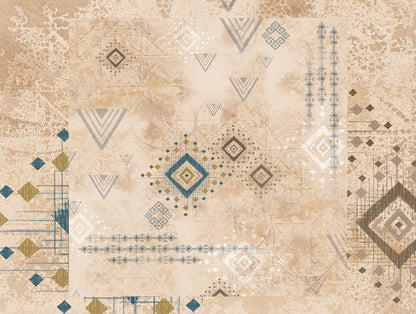 Innovations Hygro Cotton Double Quilt, 210 TC, Geometric, Beige