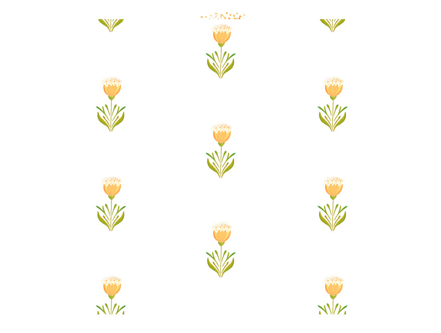 Innovations Hygro Cotton Double Quilt, 210 TC, Floral, White