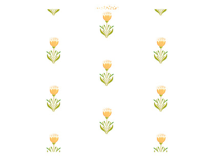 Innovations Hygro Cotton Double Quilt, 210 TC, Floral, White