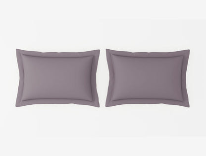 Organic Prewash 100% Organic Cotton Large Bedsheet, 180 TC, Solid, Light Violet