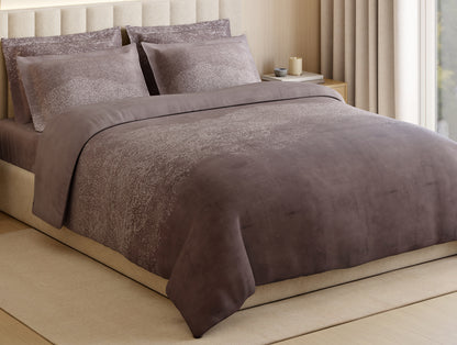 Luxury Alive 100% Cotton Large Bedsheet, 300 TC, Abstract, Light Blush