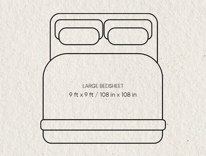 Luxury Aurora 100% Cotton Large Bedsheet, 800 TC, Embroidered, Dark Blue