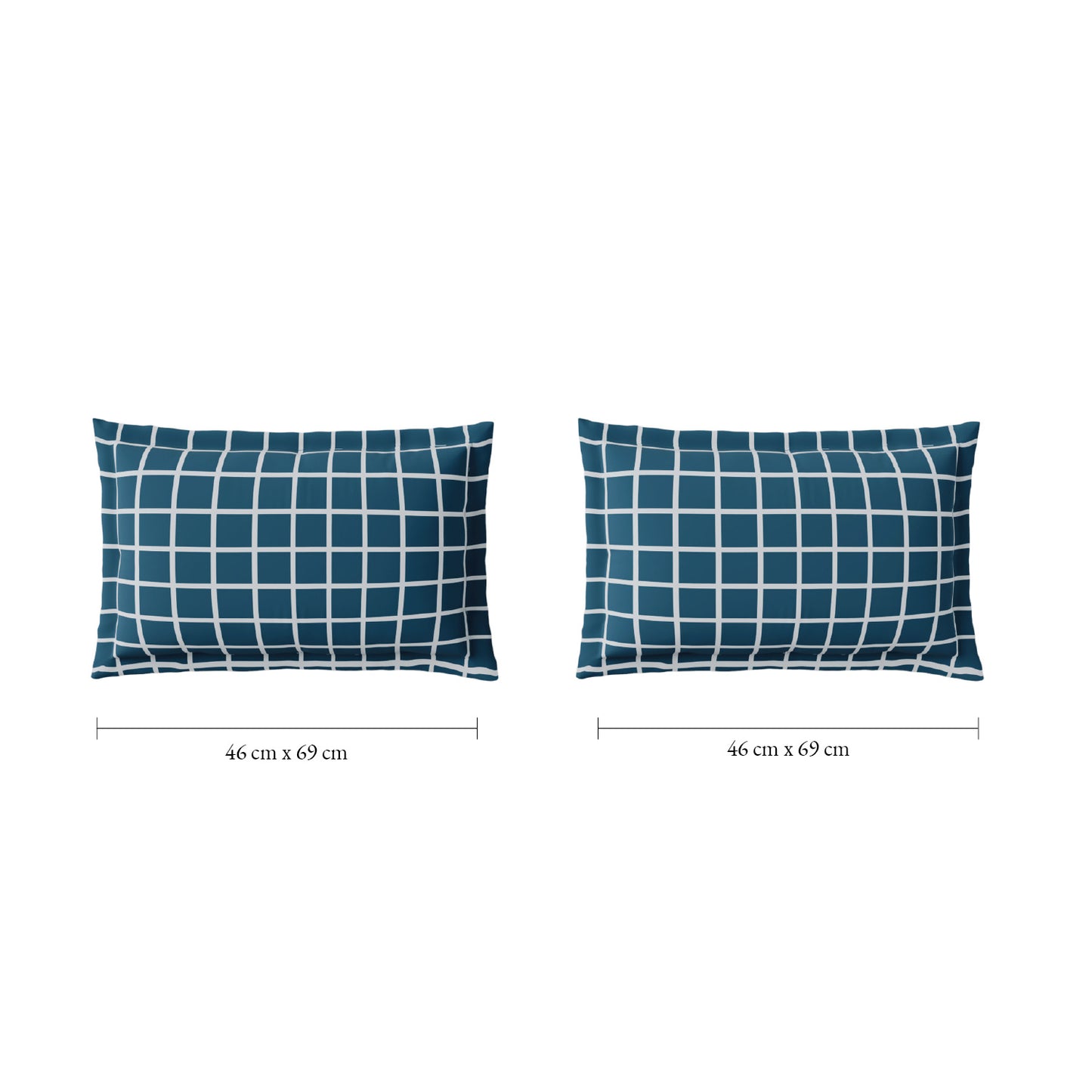 Spaces Flora 100% Cotton 144 TC Percale Geometric Double Bedsheet with 2 Pillow Covers, Light Yellow