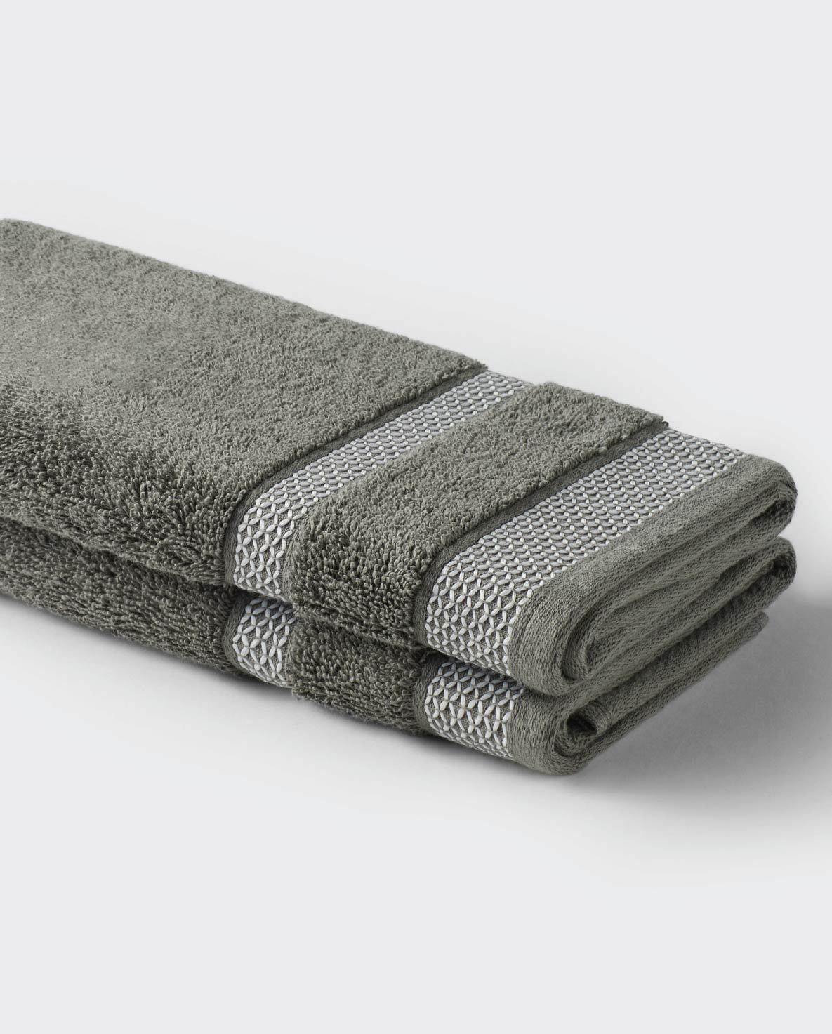 Spaces Hygro Stone Solid 100% Cotton 600 GSM Dobby Bath Towel – 75 X150 CM