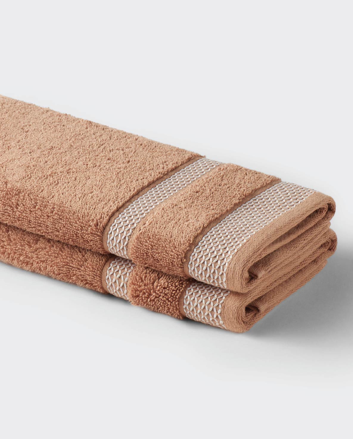 Spaces Hygro Coral Solid 100% Cotton 600 GSM Dobby Bath Towel – 75 X150 CM