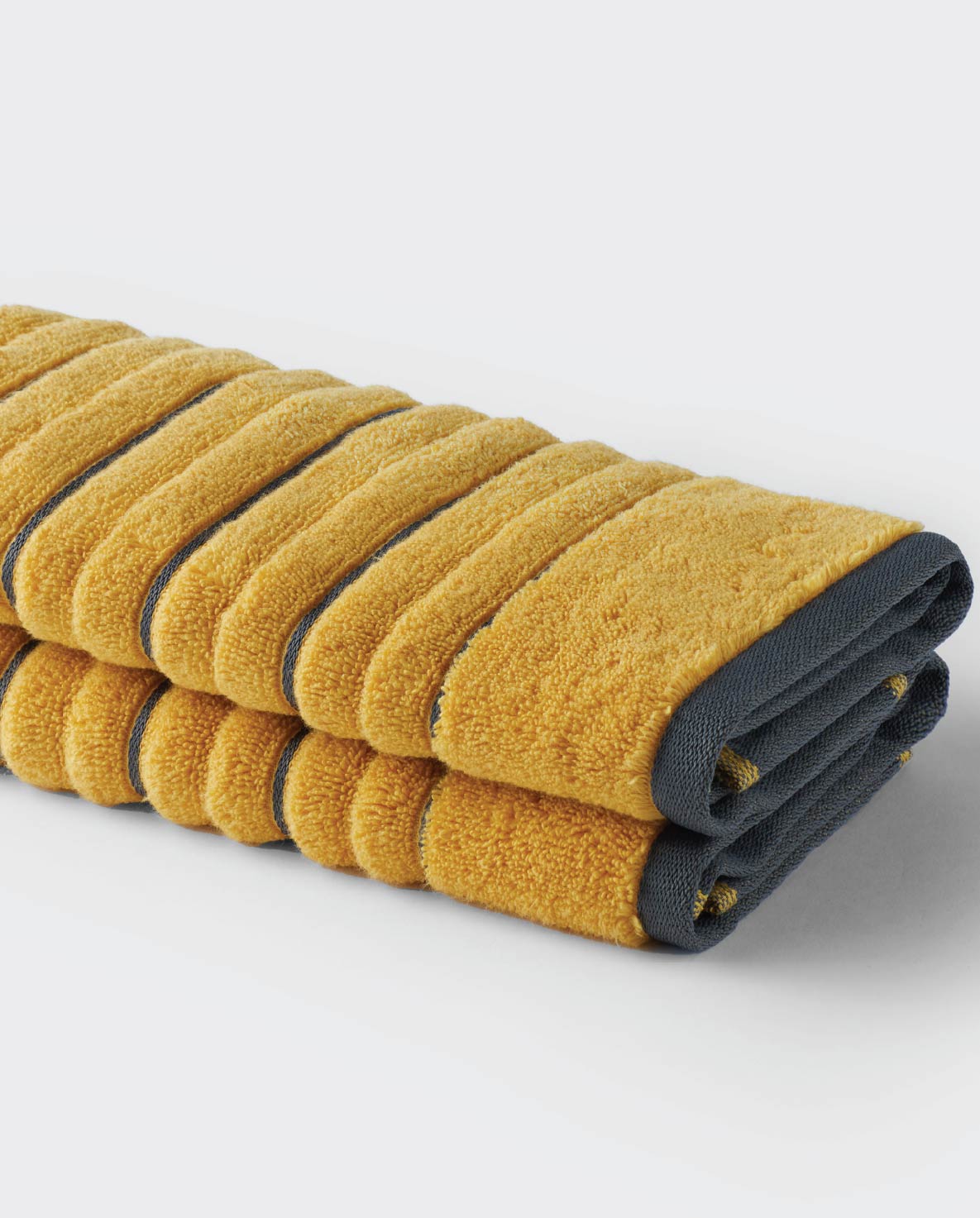 Spaces Exotica Dark Yellow Solid 100% Cotton 575 GSM Dobby Bath Towel – 75 X150 CM