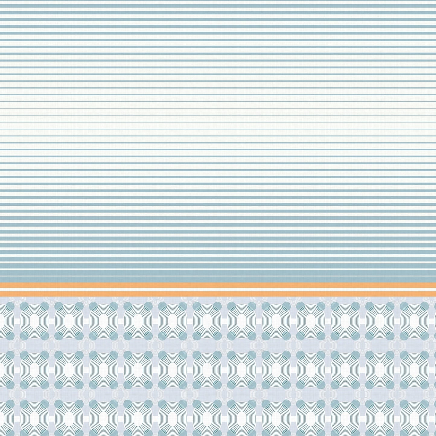 Spaces Neo Paradox 100% Cotton 152 TC Percale Geometric Large Bedsheet with 2 Pillow Covers, Light Teal