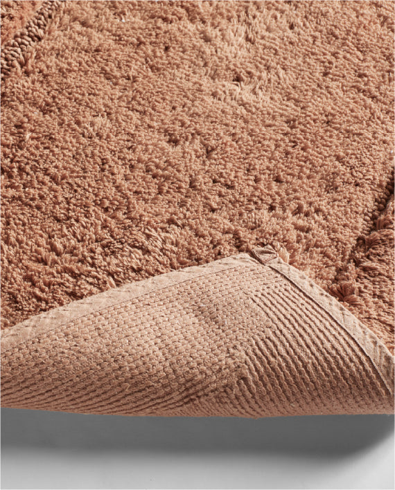 Spaces Hygro Light Brown Solid Cotton 2000 GSM Small Bath Mat – 40 x 60 CM