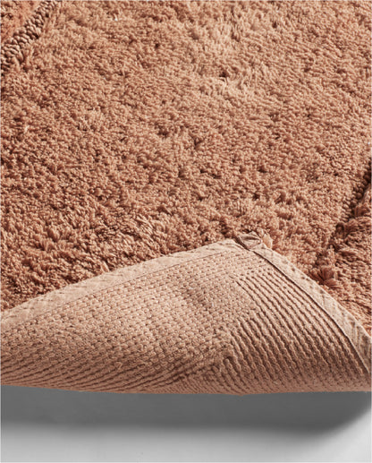 Spaces Hygro Light Brown Solid Cotton 2000 GSM Small Bath Mat – 40 x 60 CM