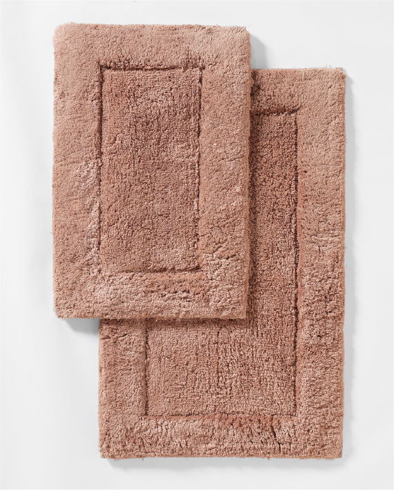 Spaces Hygro Light Brown Solid Cotton 2000 GSM Small Bath Mat – 40 x 60 CM