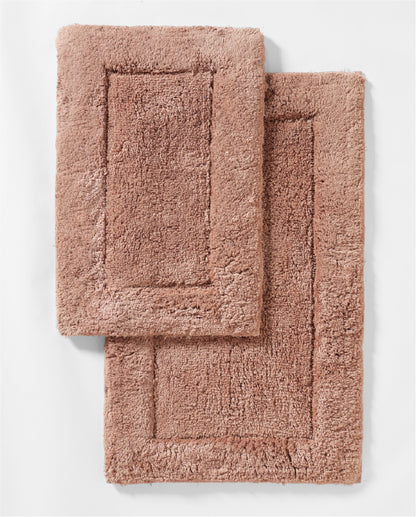 Spaces Hygro Light Brown Solid Cotton 2000 GSM Small Bath Mat – 40 x 60 CM