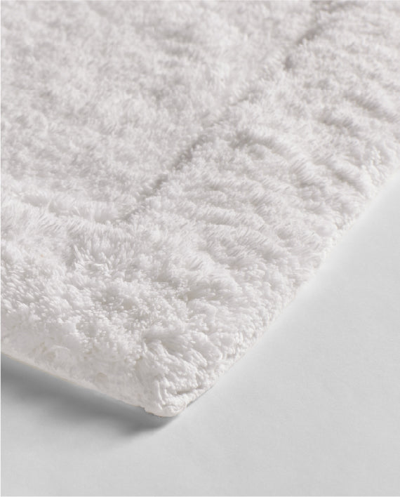 Spaces Hygro Cotton 2000 GSM Solid White Large Bath Mat – 50 X 80 CM