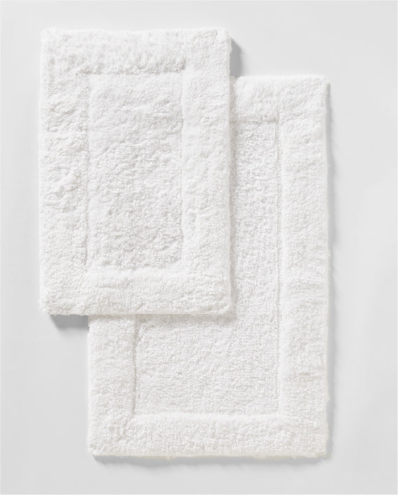 Spaces Hygro Cotton 2000 GSM Solid White Large Bath Mat – 50 X 80 CM