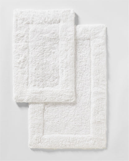 Spaces Hygro Cotton 2000 GSM Solid White Large Bath Mat – 50 X 80 CM