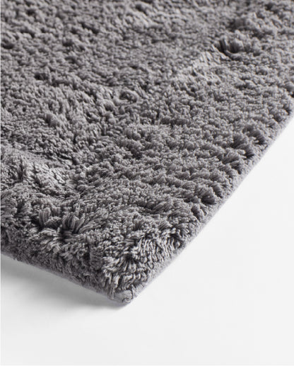Spaces Hygro Cotton 2000 GSM Solid Grey Large Bath Mat – 50 X 80 CM
