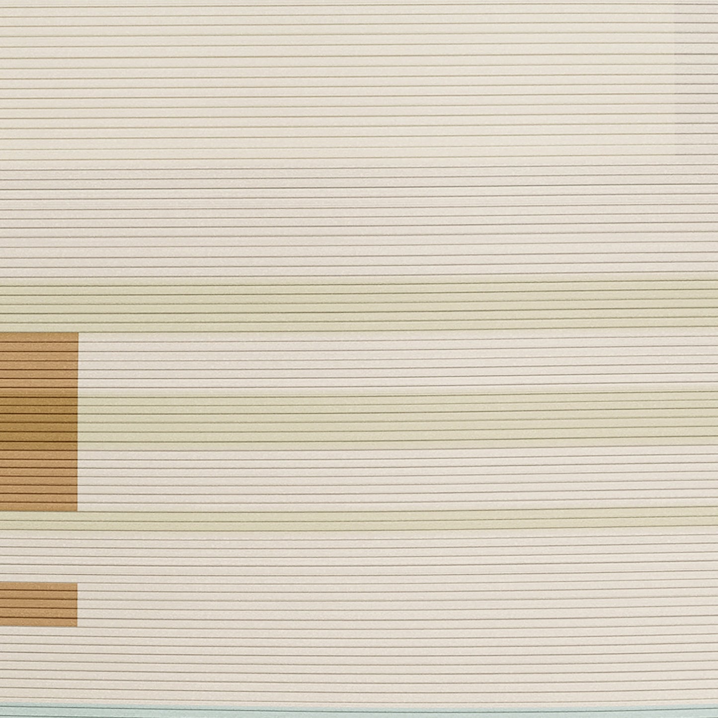 Spaces Avaris Structure 100% Cotton 210 TC Sateen Geometric Large Bedsheet with 2 Pillow Covers, Cream