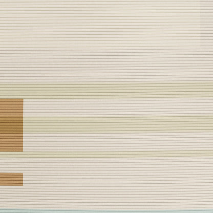 Spaces Avaris Structure 100% Cotton 210 TC Sateen Geometric Large Bedsheet with 2 Pillow Covers, Cream