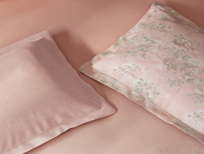 Spaces Sierra Indian Safari 100% Hygro Cotton 210 TC Sateen Floral Permium Large Bedsheet with 4 Pillow Covers, Blush
