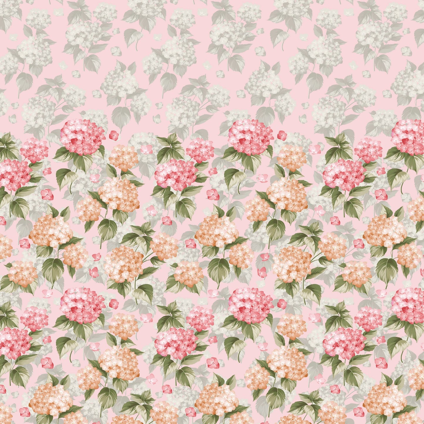 Spaces Rio Bloomscape 100% Cotton 132 TC Percale Floral Double Bedsheet with 2 Pillow Covers, Light Pink