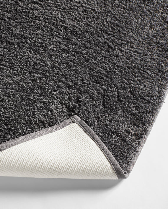 Spaces Exotica Light Grey Solid Polyester 2376 GSM Small Bath Mat – 40 x 60 CM