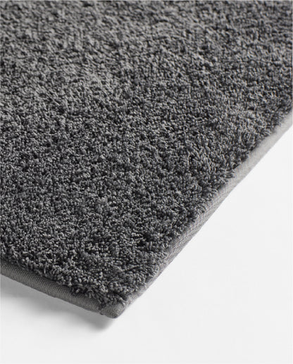 Spaces Exotica Light Grey Solid Polyester 2376 GSM Small Bath Mat – 40 x 60 CM
