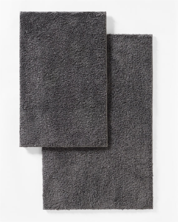 Spaces Exotica Light Grey Solid Polyester 2376 GSM Small Bath Mat – 40 x 60 CM